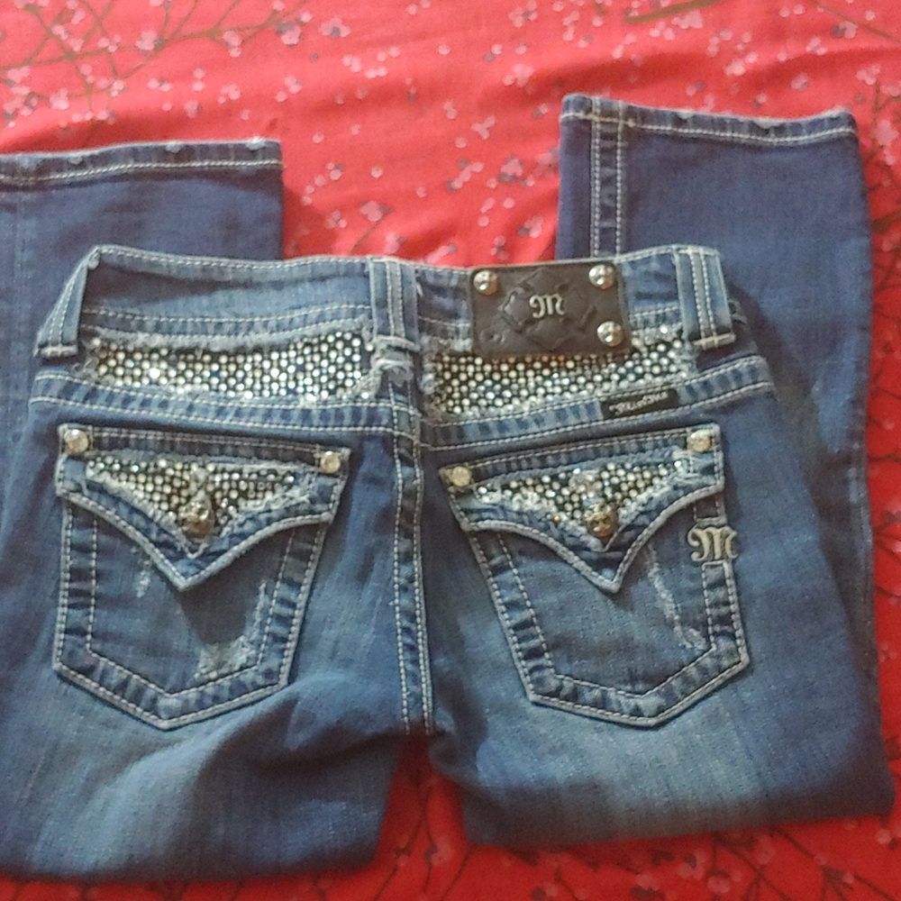 Miss Me Jeans Size 26 Cropped, Distressed